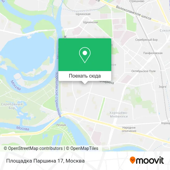 Карта Площадка Паршина 17