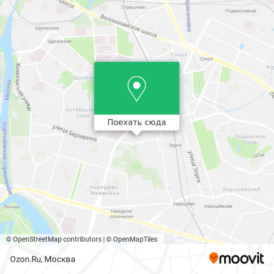 Карта Ozon.Ru