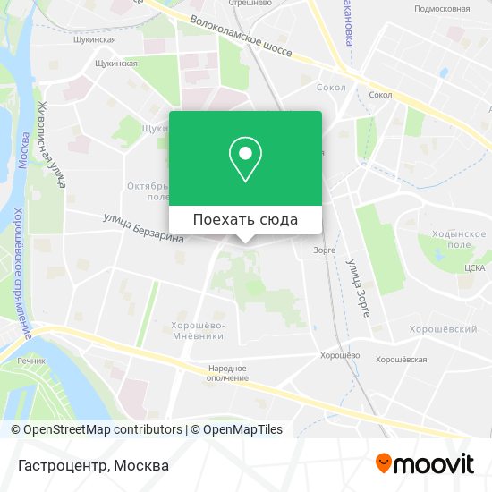 Карта Гастроцентр