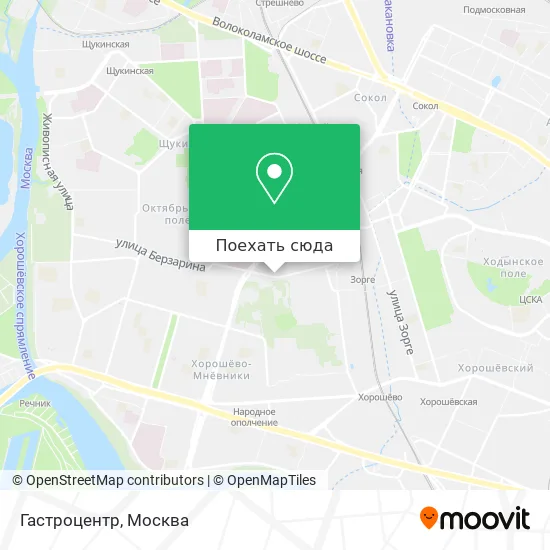 Карта Гастроцентр