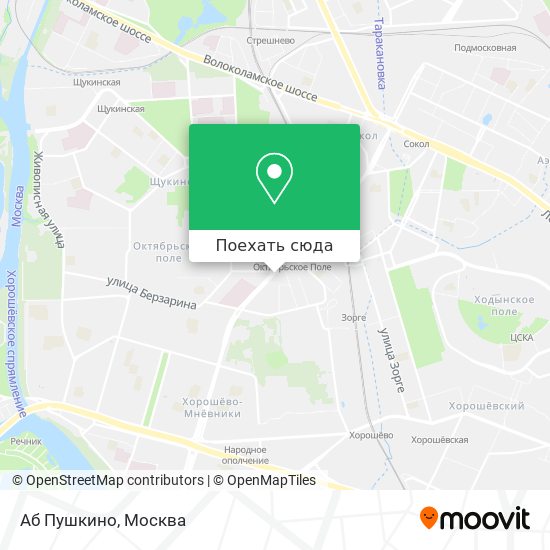 Карта Аб Пушкино