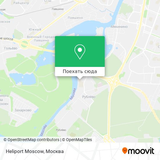 Карта Heliport Moscow