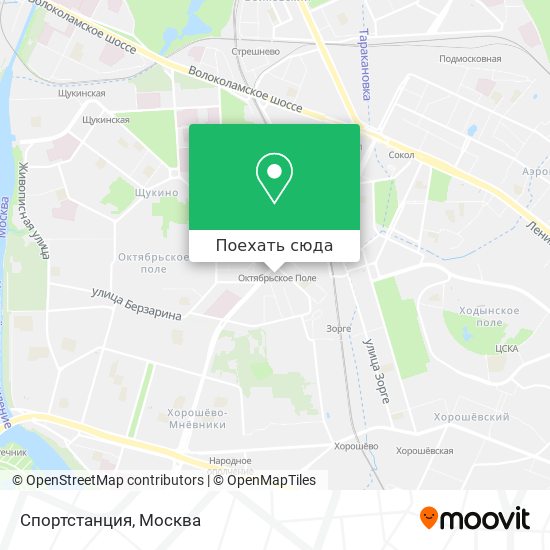 Карта Спортстанция