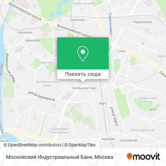 Карта Московский Индустриальный Банк