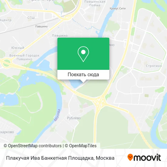 Карта Плакучая Ива Банкетная Площадка