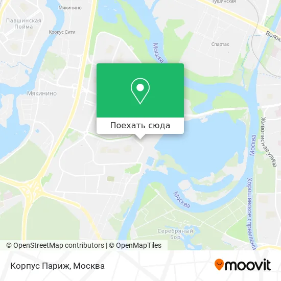 Карта Корпус Париж