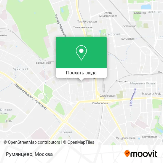 Карта Румянцево