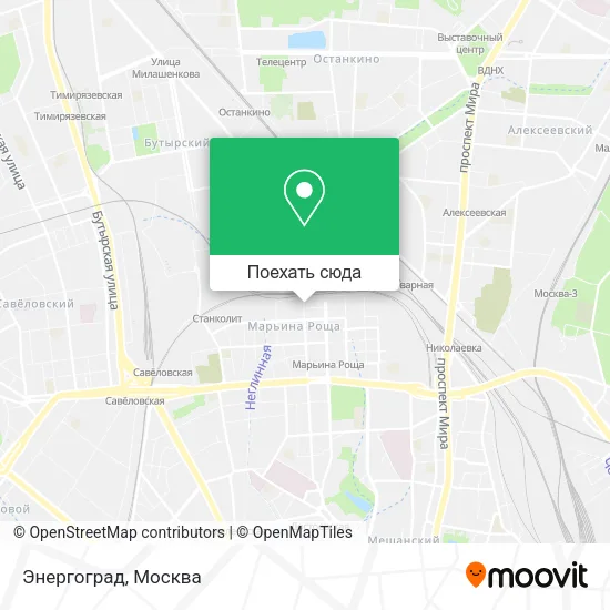 Карта Энергоград