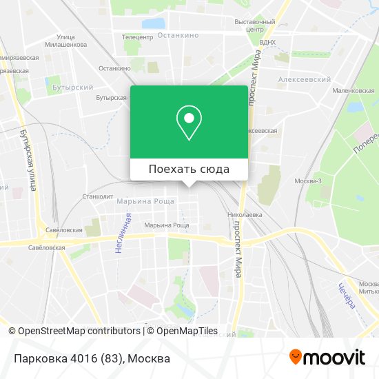 Карта Парковка 4016 (83)