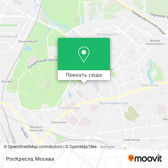 Карта РосКресла