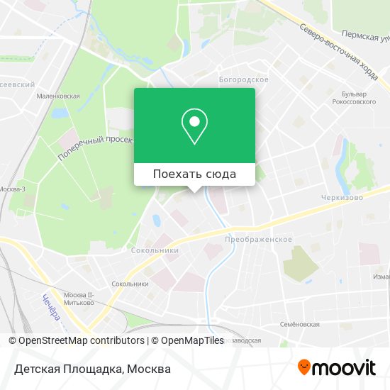 Карта Детская Площадка