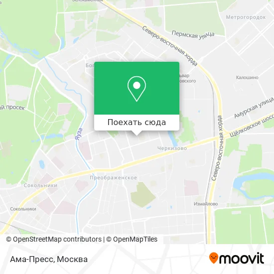 Карта Ама-Пресс