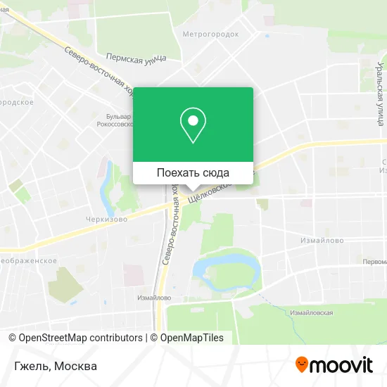 Карта Гжель