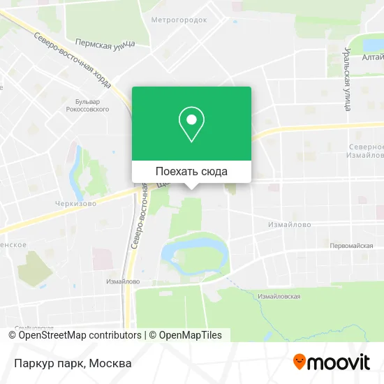 Карта Паркур парк