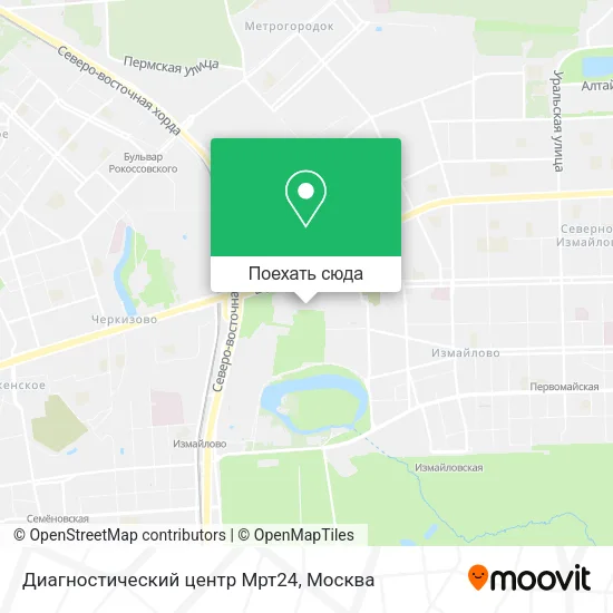 Карта Диагностический центр Мрт24