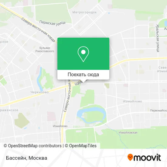 Карта Бассейн