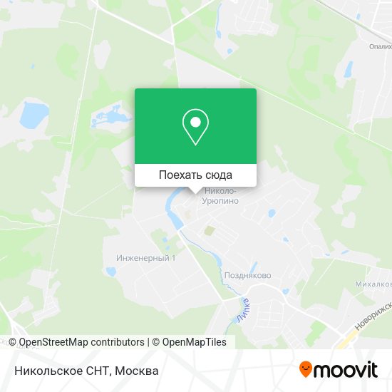 Карта Никольское СНТ