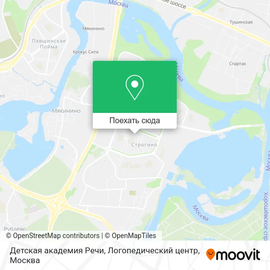 Карта Детская академия Речи, Логопедический центр