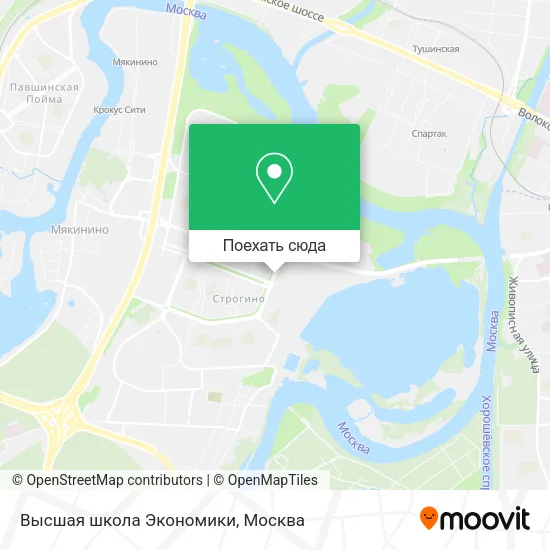 Карта Высшая школа Экономики