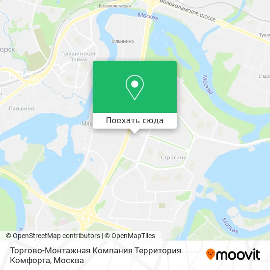 Карта Торгово-Монтажная Компания Территория Комфорта