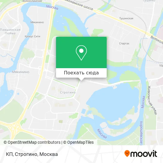 Карта КП, Строгино