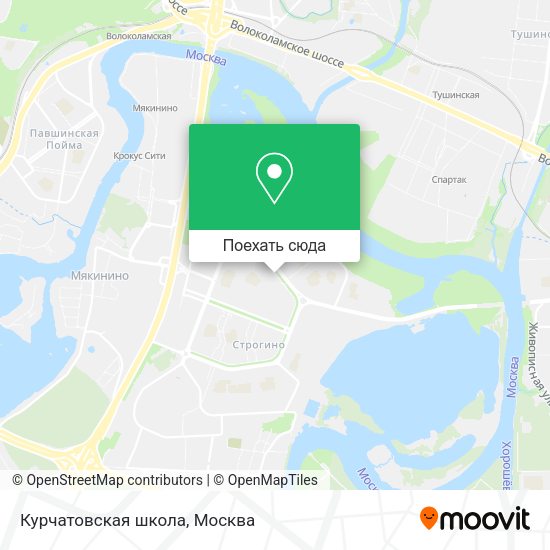 Карта Курчатовская школа
