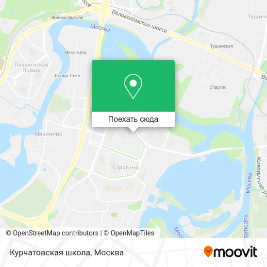 Карта Курчатовская школа