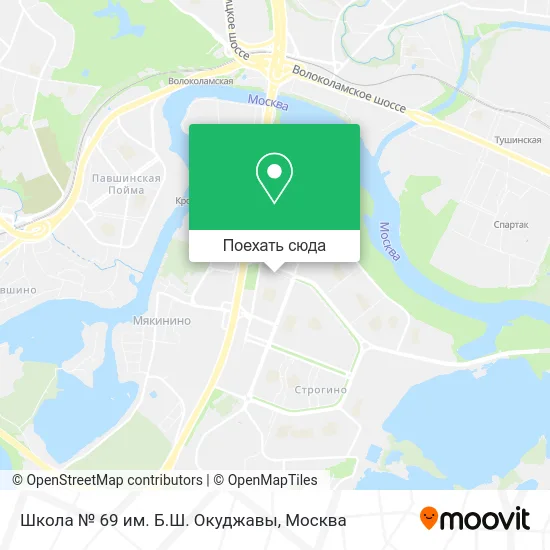 Карта Школа № 69 им. Б.Ш. Окуджавы
