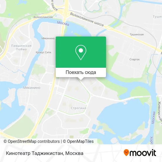 Карта Кинотеатр Таджикистан
