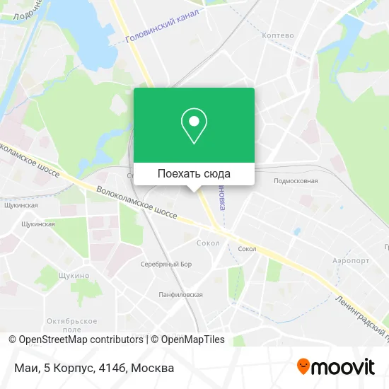 Карта Маи, 5 Корпус, 414б