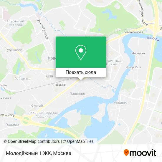 Карта Молодёжный 1 ЖК