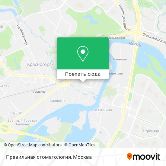 Карта Правильная стоматология