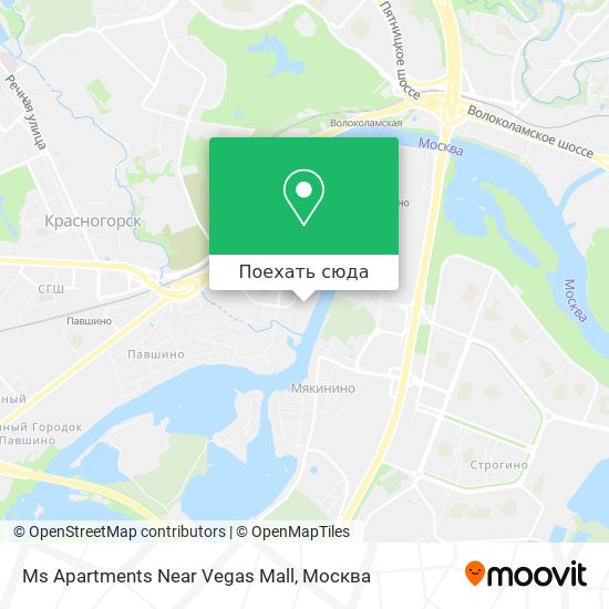 Карта Ms Apartments Near Vegas Mall