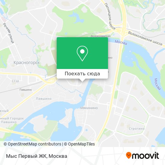Карта Мыс Первый ЖК