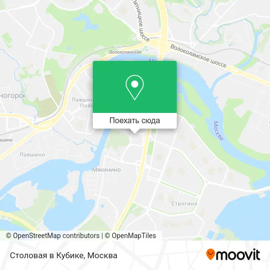 Карта Столовая в Кубике