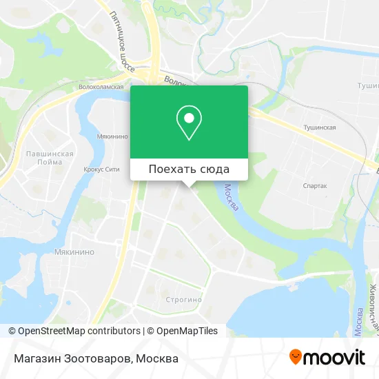 Карта Магазин Зоотоваров