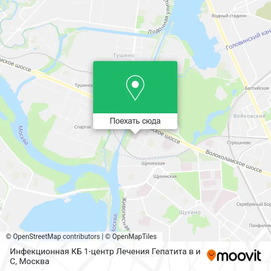 Карта Инфекционная КБ 1-центр Лечения Гепатита в и С