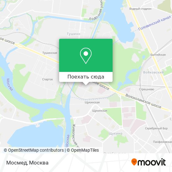 Карта Мосмед