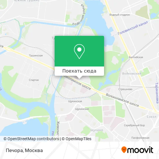 Карта Печора