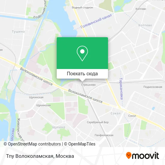 Карта Тпу Волоколамская