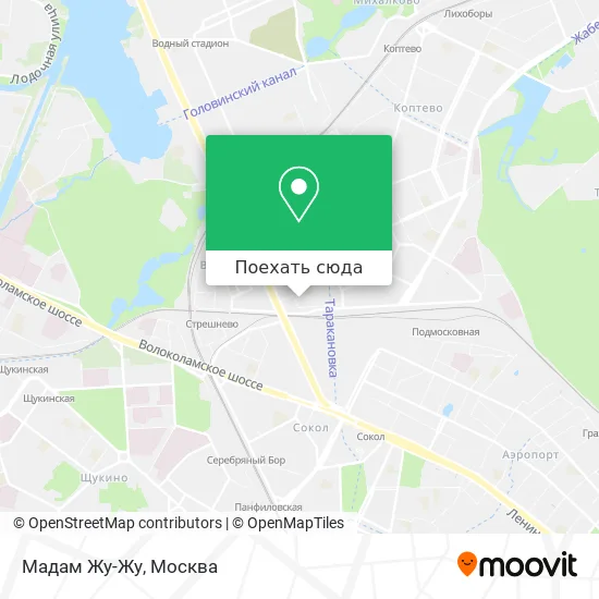 Карта Мадам Жу-Жу