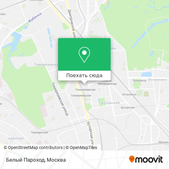 Карта Белый Пароход