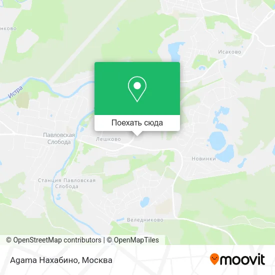 Карта Agama Нахабино