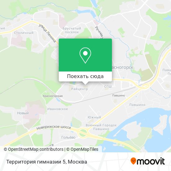 Карта Территория гимназии 5