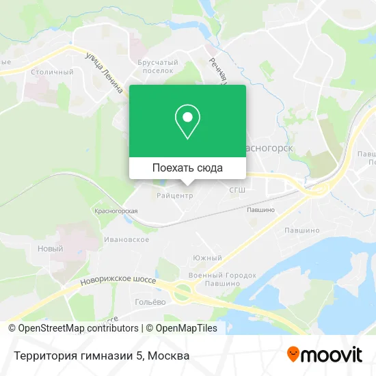 Карта Территория гимназии 5