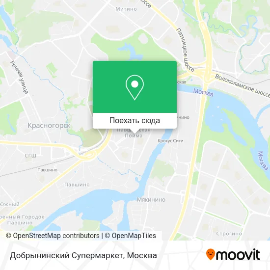 Карта Добрынинский Супермаркет