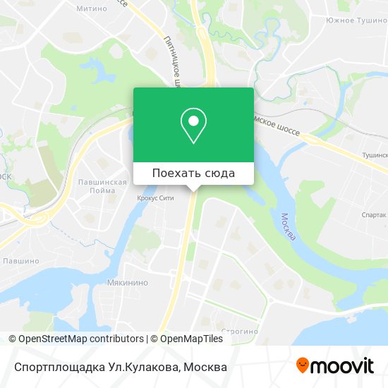 Карта Спортплощадка Ул.Кулакова