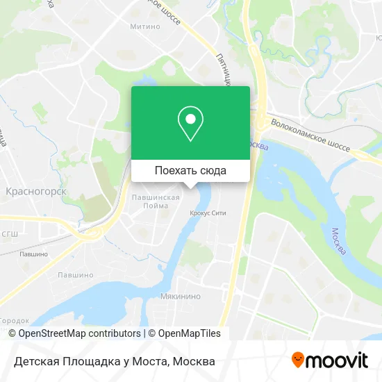Карта Детская Площадка у Моста