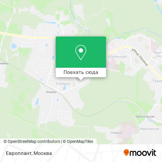 Карта Европлант