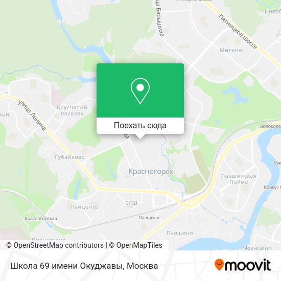 Карта Школа 69 имени Окуджавы